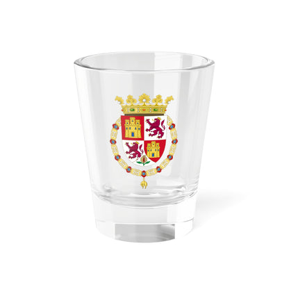 Lesser Royal Coat of Arms of Spain c.1504-1580 (Spain) (Coat of Arms) Shot Glass 1.5oz