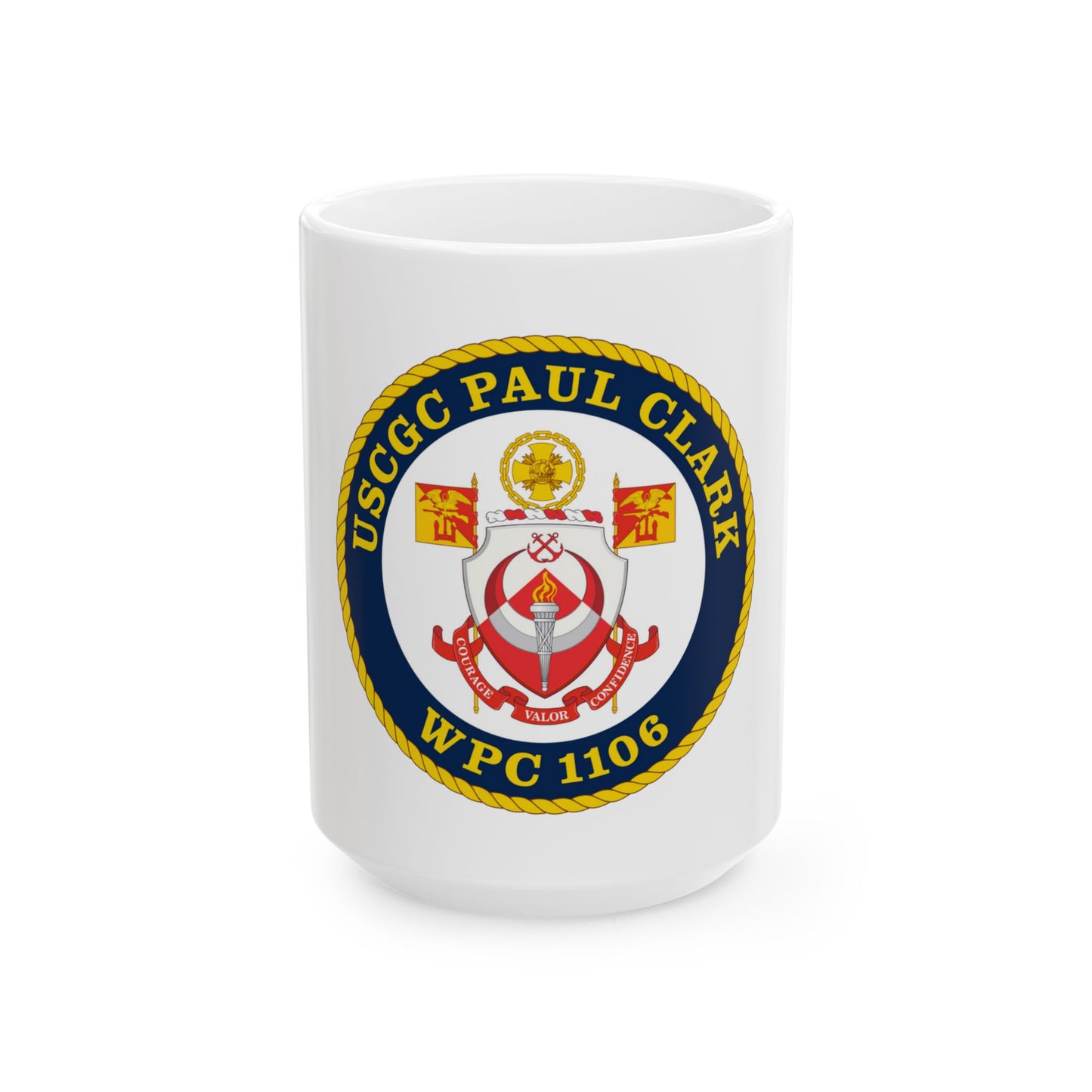 USCGC Paul Clark WPC 1106 (U.S. Coast Guard) White Coffee Mug