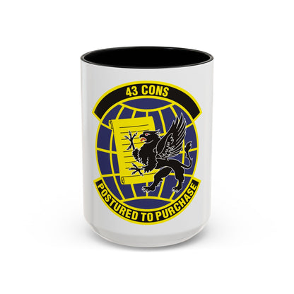 43d Contracting Squadron (U.S. Air Force) Accent Coffee Mug