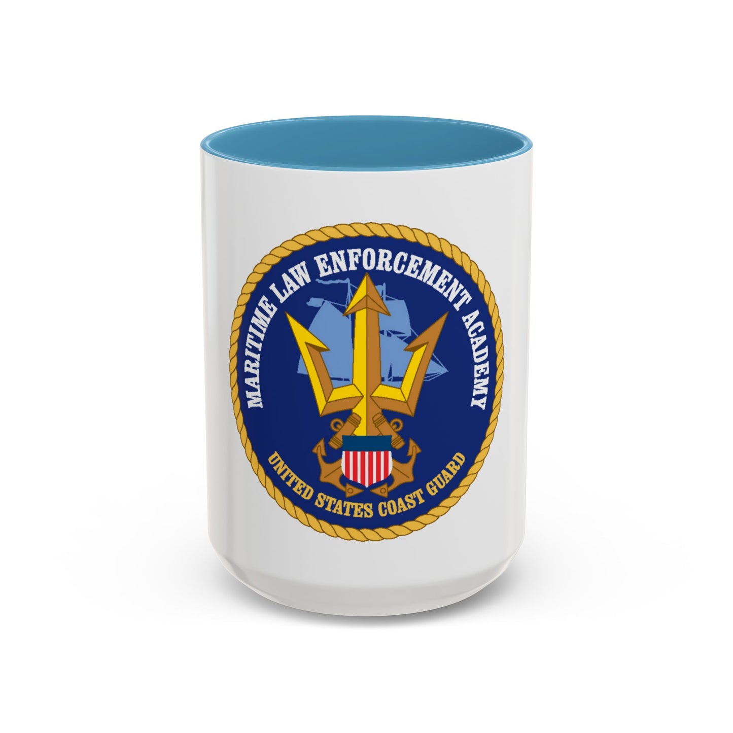 USCG Maritime Law Enforcement Academy (U.S. Coast Guard) Accent Coffee Mug