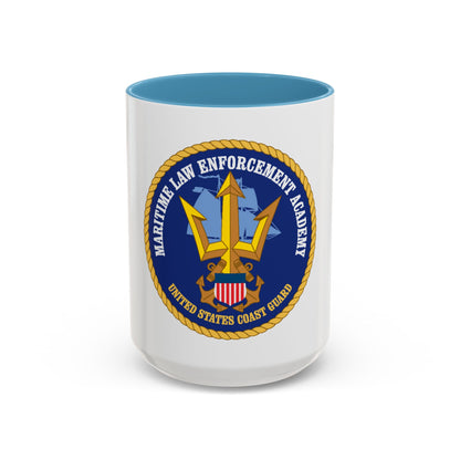 USCG Maritime Law Enforcement Academy (U.S. Coast Guard) Accent Coffee Mug
