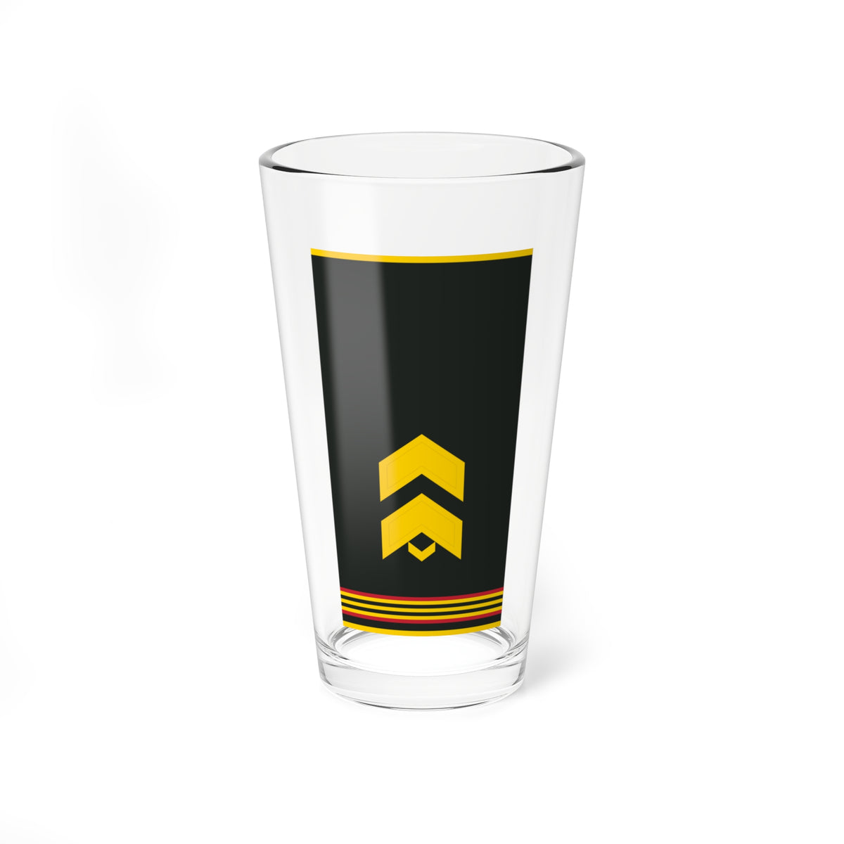 Mongolian Army SGT shirt (Mongolia) (Military Rank) Pint Glass 16oz