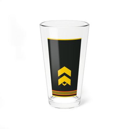 Mongolian Army SGT shirt (Mongolia) (Military Rank) Pint Glass 16oz