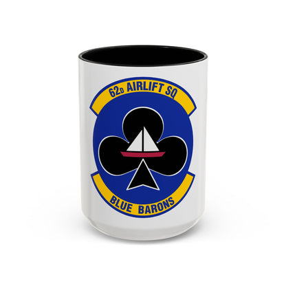 62 Airlift Squadron (U.S. Air Force) Accent Coffee Mug