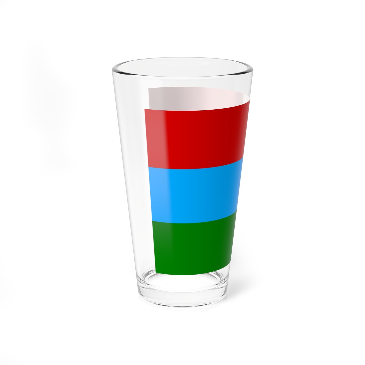 Flag of Karelia (Russia) Pint Glass 16oz