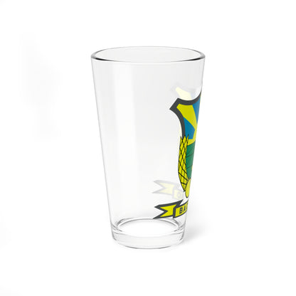 Coat of arms of Vasilevo Municipality (North Macedonia) (Coat of Arms) Pint Glass 16oz