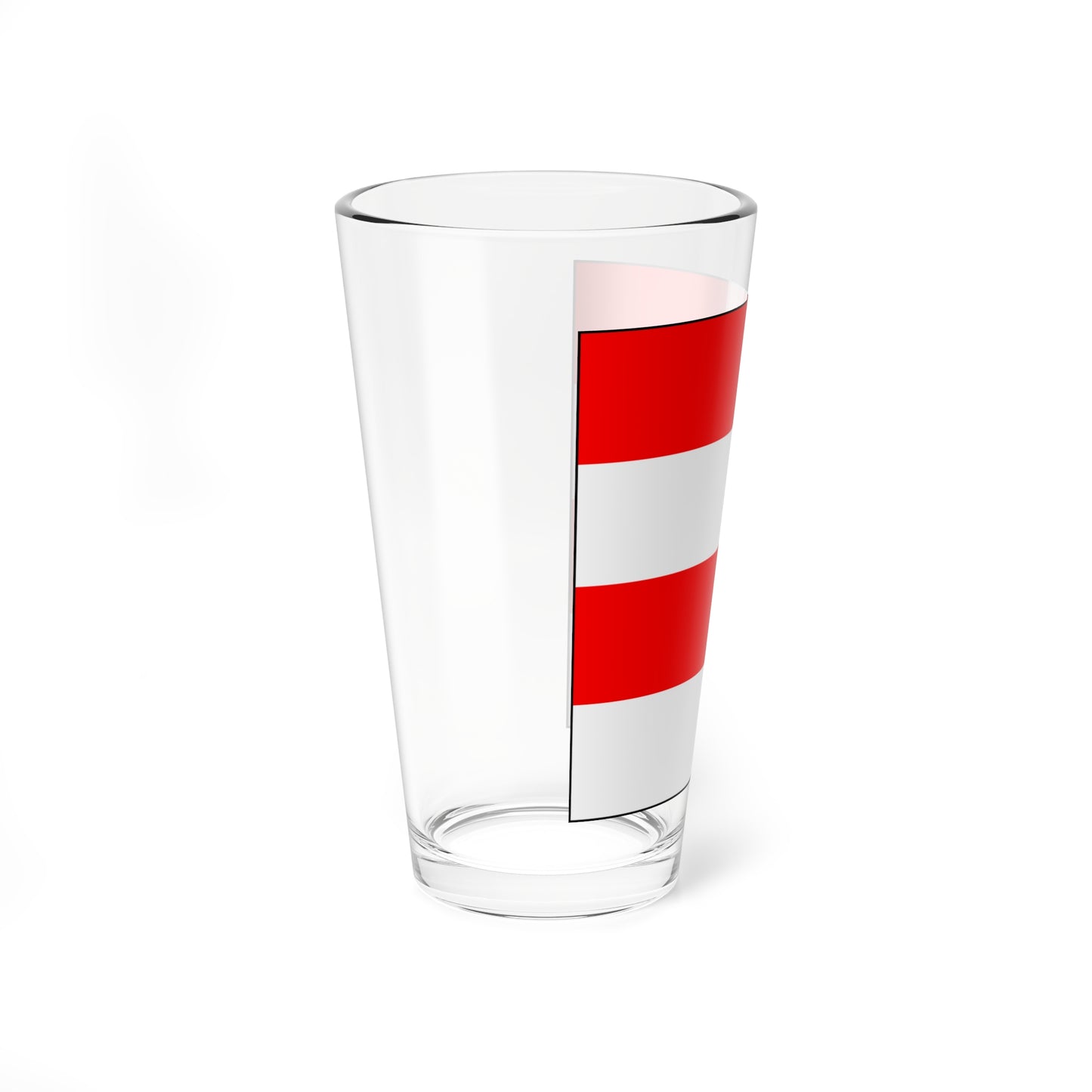 Flag of Zofingen Switzerland - Pint Glass 16oz