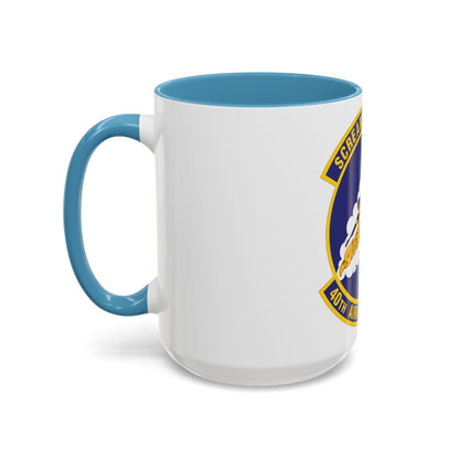 40th Airlift Squadron (U.S. Air Force) Accent Coffee Mug