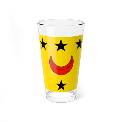 Drapeau de la famille Bourdillon (Switzerland) Pint Glass 16oz