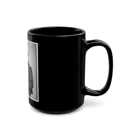 Portrait Of Maj. Gen. Peter J. Osterhaus, Officer Of The Federal Army (U.S. Civil War) Black Coffee Mug-Go Mug Yourself