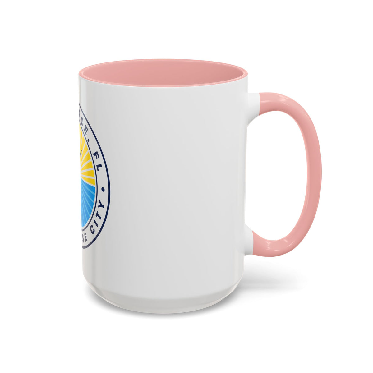 Seal of Fort Pierce Florida - Accent Coffee Mug