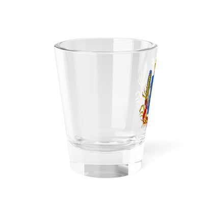 Coat of arms of Kalisz 1873 (Russia) (Coat of Arms) Shot Glass 1.5oz