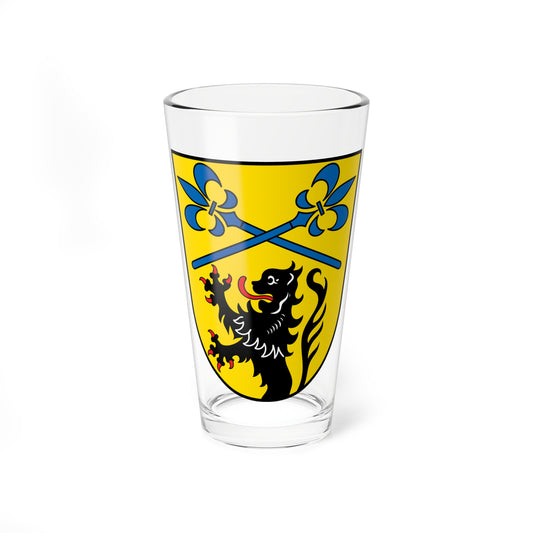 DEU Anzing COA (Germany) (Coat of Arms) Pint Glass 16oz