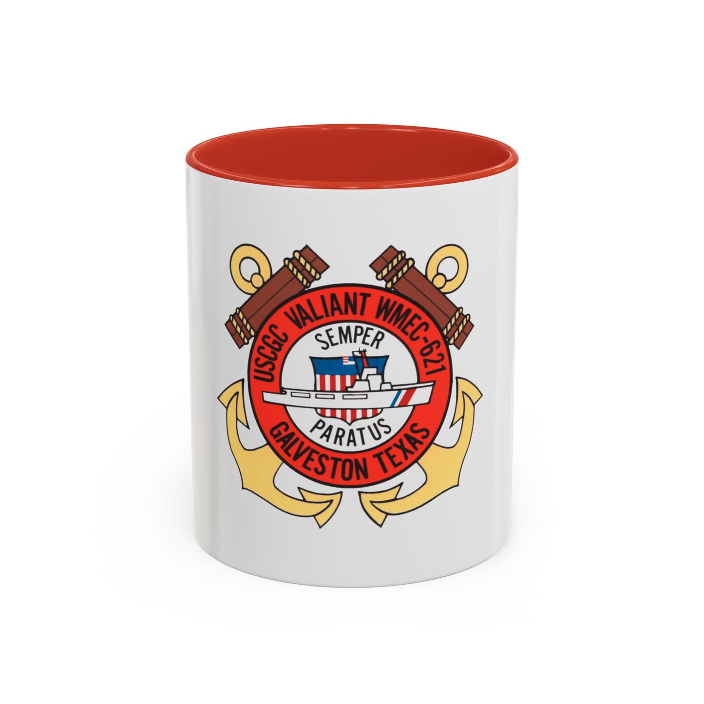 USCGC Valiant WMEC 621 (U.S. Coast Guard) Accent Coffee Mug