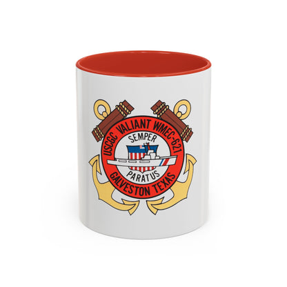 USCGC Valiant WMEC 621 (U.S. Coast Guard) Accent Coffee Mug