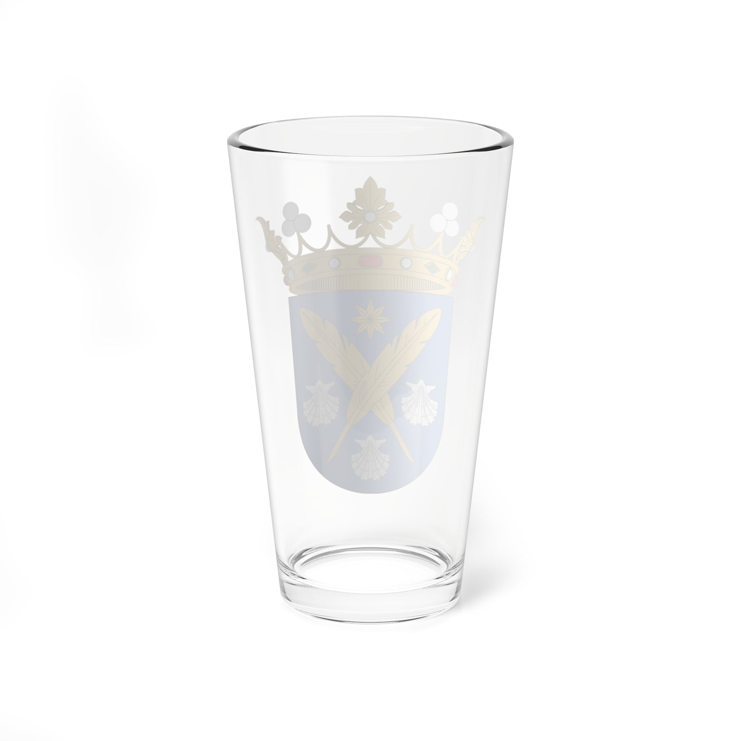 Escudo del marquesado de Iria Flavia (Spain) (Coat of Arms) Pint Glass 16oz