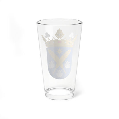 Escudo del marquesado de Iria Flavia (Spain) (Coat of Arms) Pint Glass 16oz
