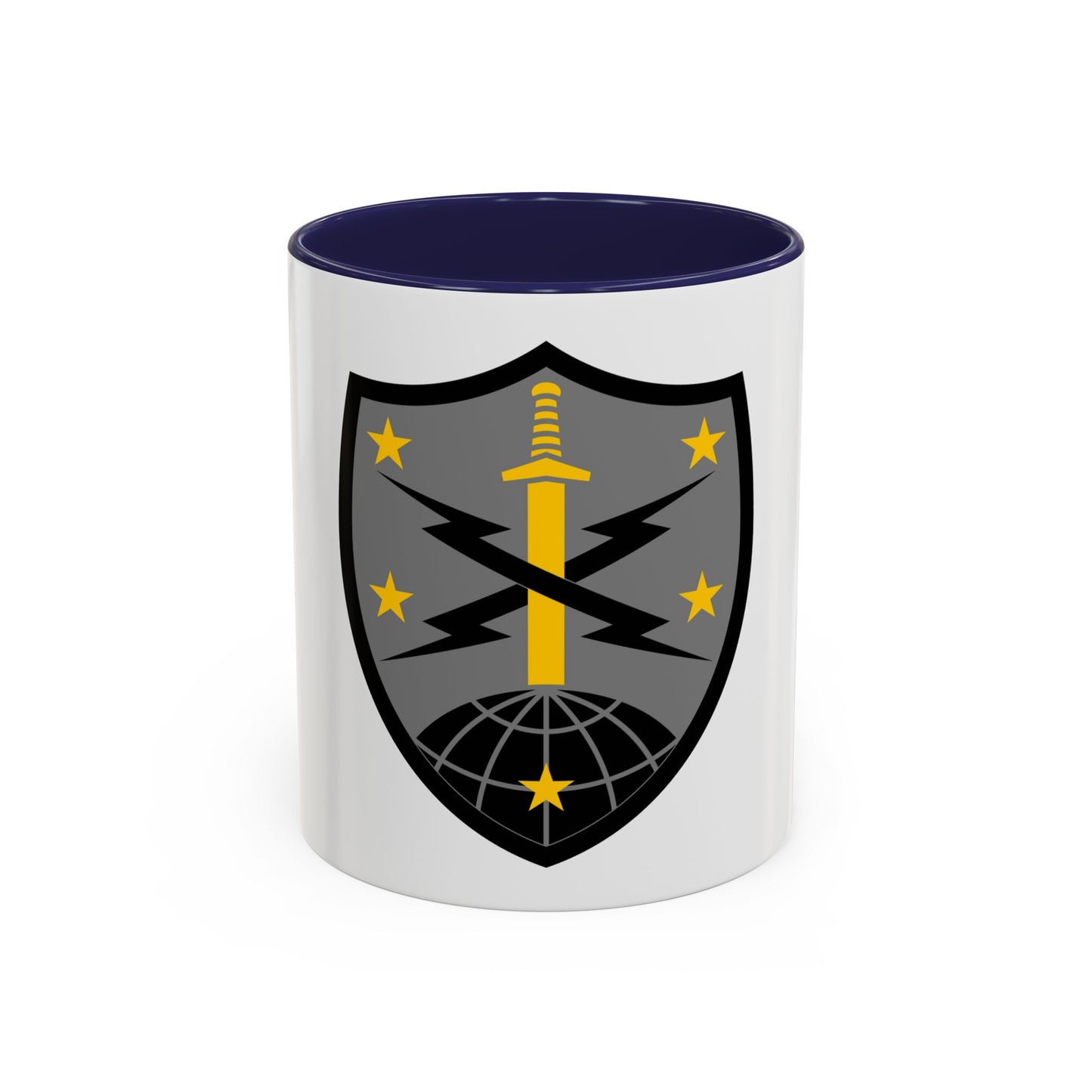 91 Cyber Brigade 2 (U.S. Army) Accent Coffee Mug