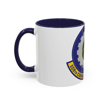 559th Combat Sustainment Squadron (U.S. Air Force) Accent Coffee Mug