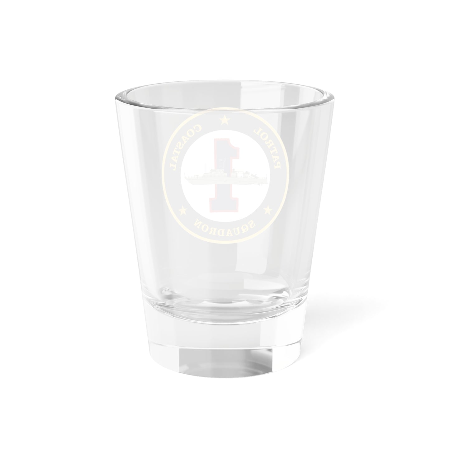 Verre à liqueur de l'escadron de patrouille côtière ONE (US Navy) 1,5 oz