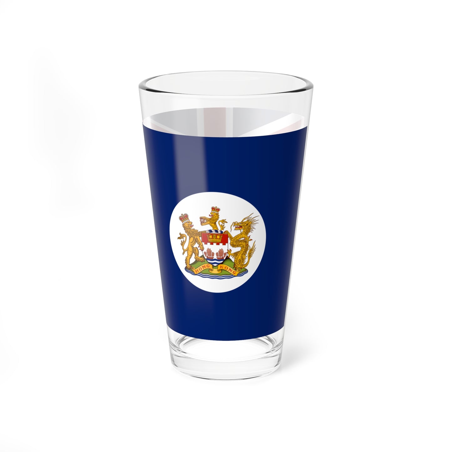 Flag of Hong Kong 1959-1997 (China) Pint Glass 16oz