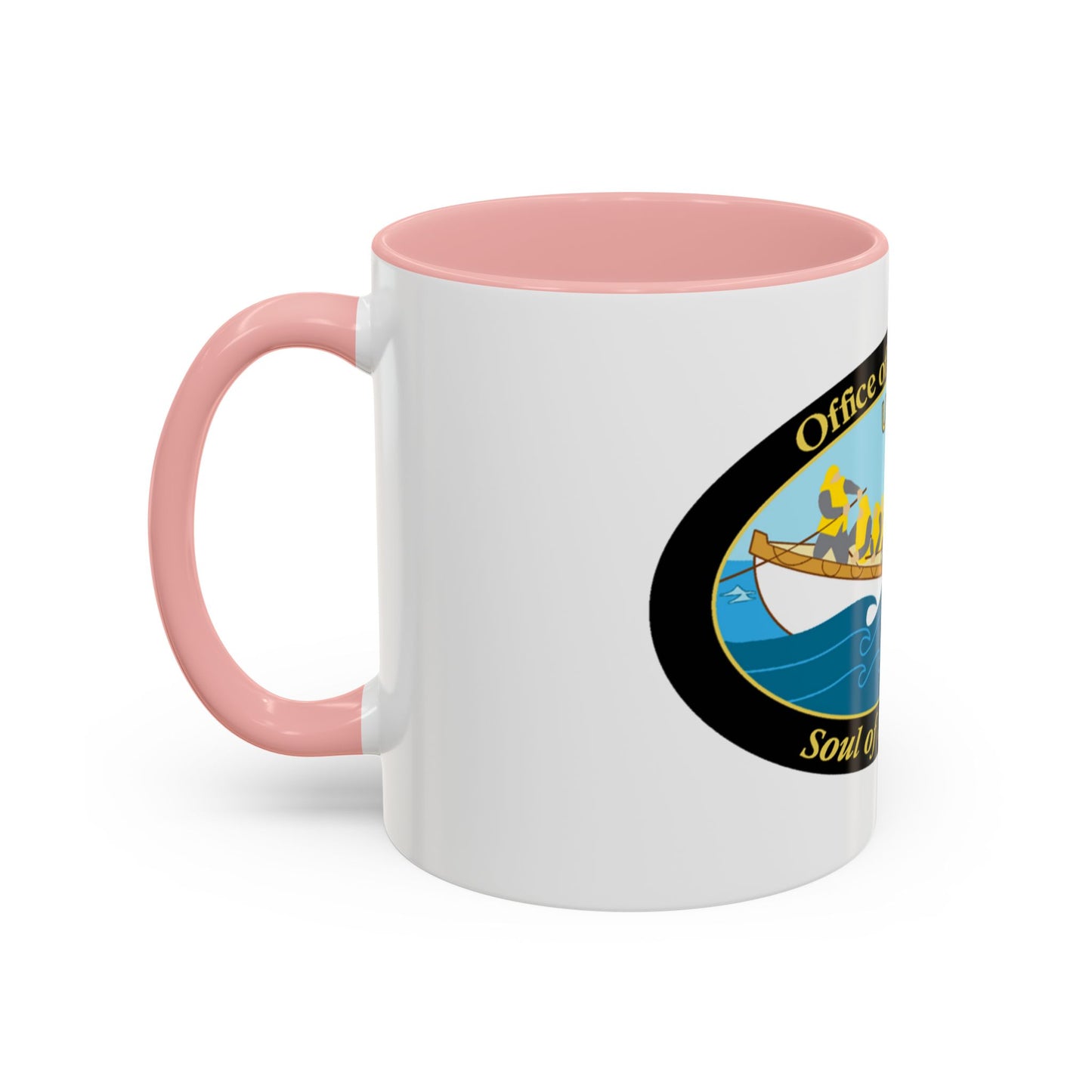 USCG Office of Boat Forces (U.S. Coast Guard) Accent Coffee Mug