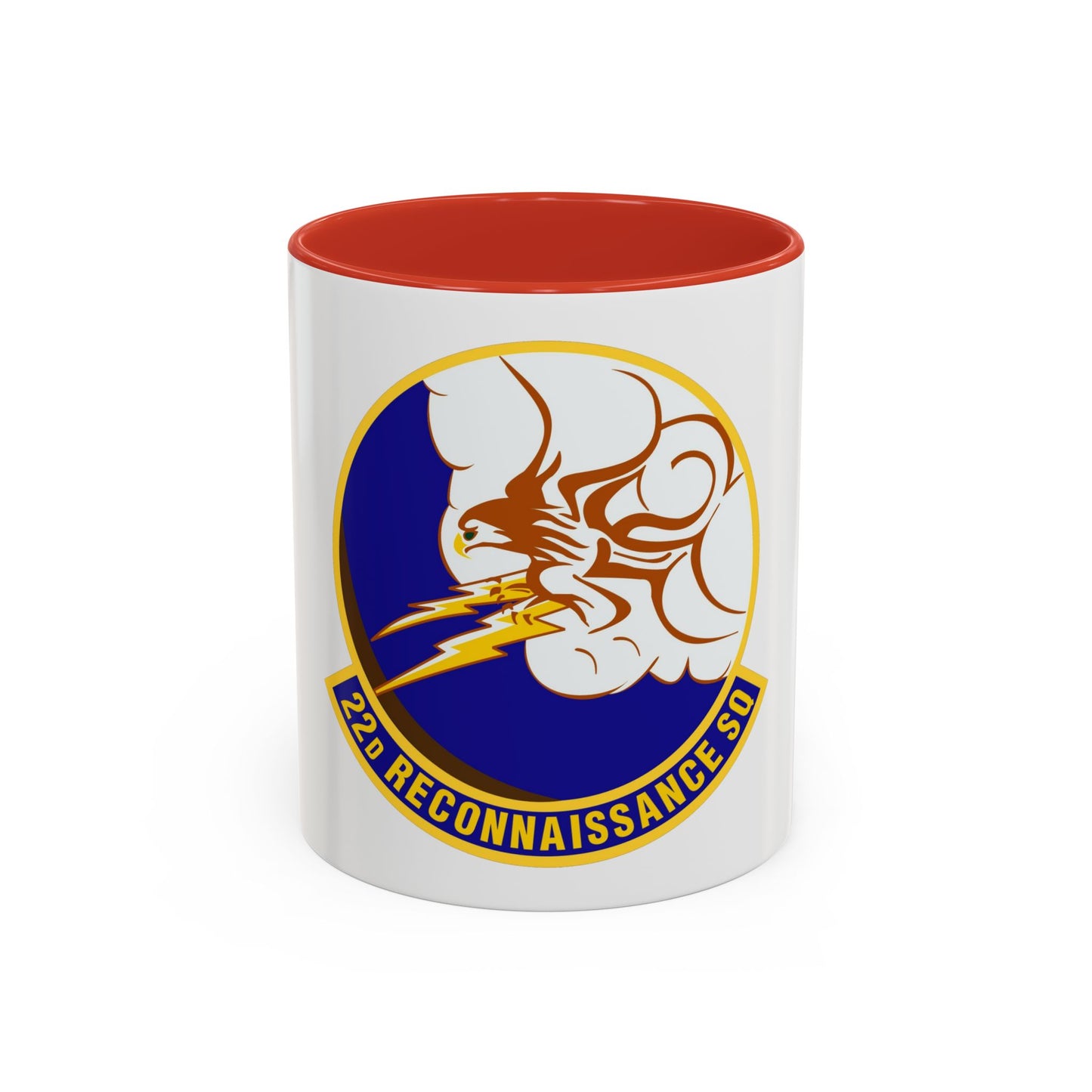 22d Reconnaissance Squadron (U.S. Air Force) Accent Coffee Mug