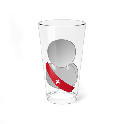 Switzerland politic personality icon (Switzerland) Pint Glass 16oz