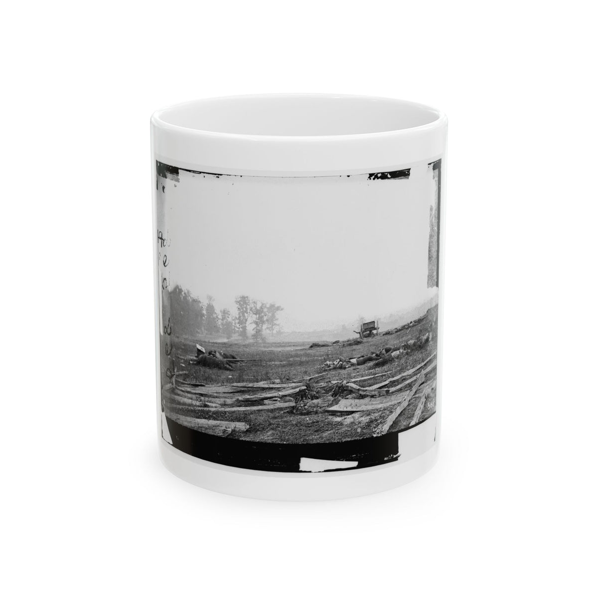 Antietam, Maryland. View Where Sumner's Corps Charged (U.S. Civil War) White Coffee Mug