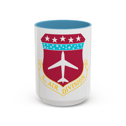 5th Air Division (U.S. Air Force) Accent Coffee Mug