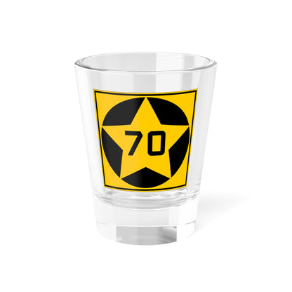 MN-70 1920 (Minnesota) (Road Sign) Shot Glass 1.5oz