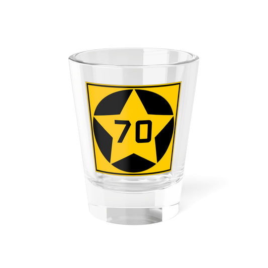 MN-70 1920 (Minnesota) (Road Sign) Shot Glass 1.5oz