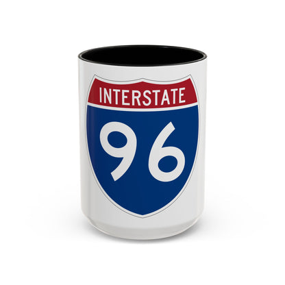 Interstate 96 (U.S. Highways) Accent Coffee Mug