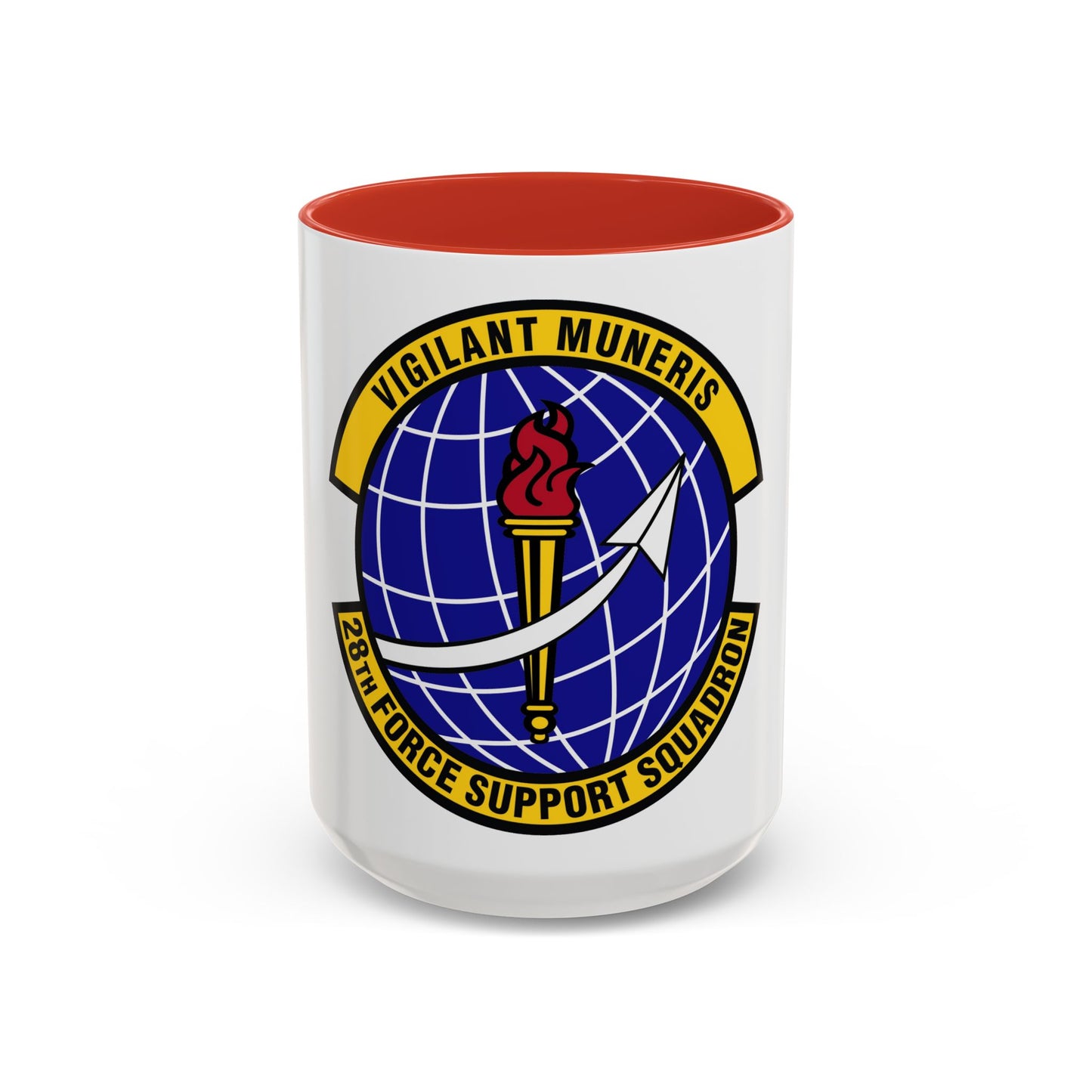 28th Force Support Squadron (U.S. Air Force) Accent Coffee Mug