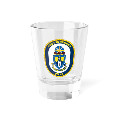 USS Vincennes CG 49 v2 (U.S. Navy) Shot Glass 1.5oz