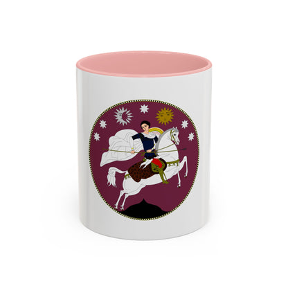Coat of Arms of Democratic Republic of Georgia - Accent Coffee Mug