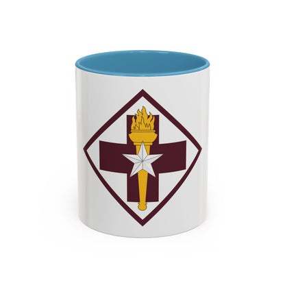US 32nd Medical Brigade SSI (U.S. Army) Accent Coffee Mug