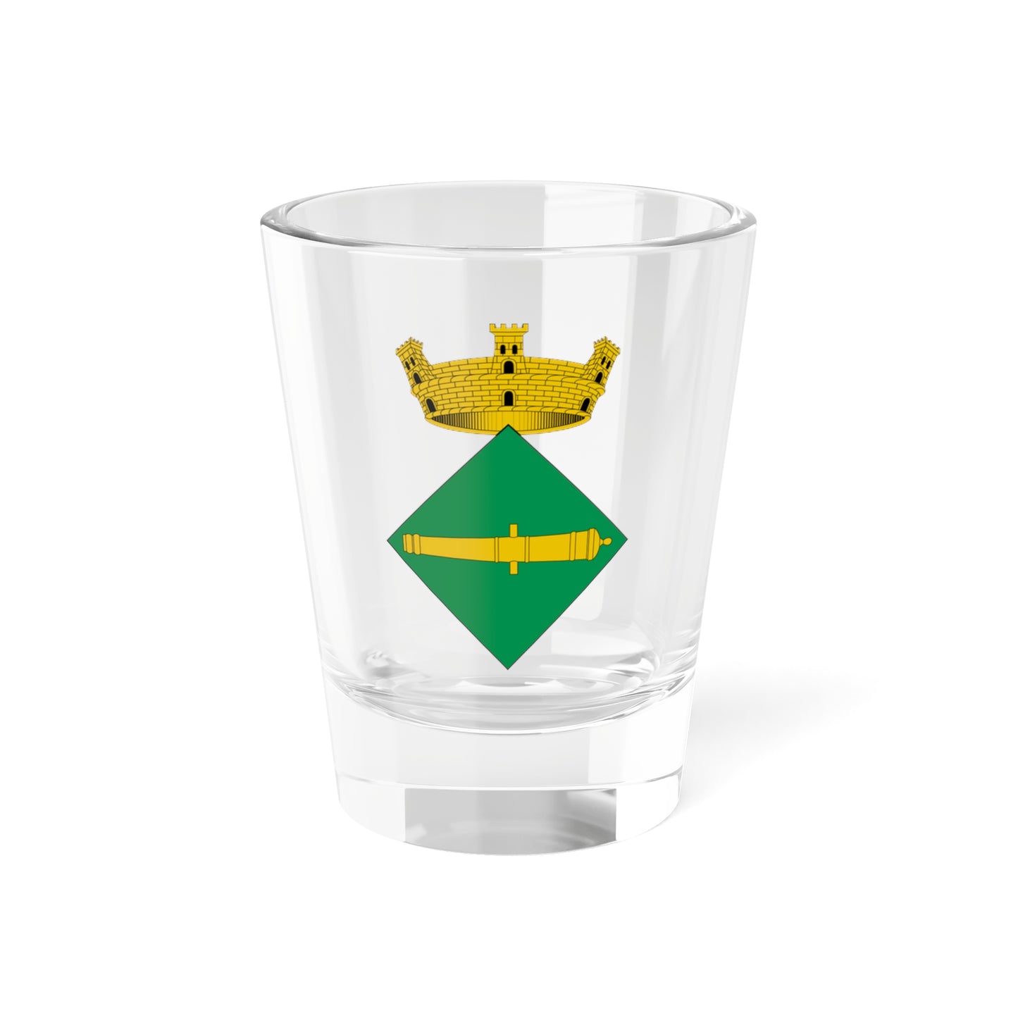 Escut dAlcanó (Spain) (Coat of Arms) Shot Glass 1.5oz