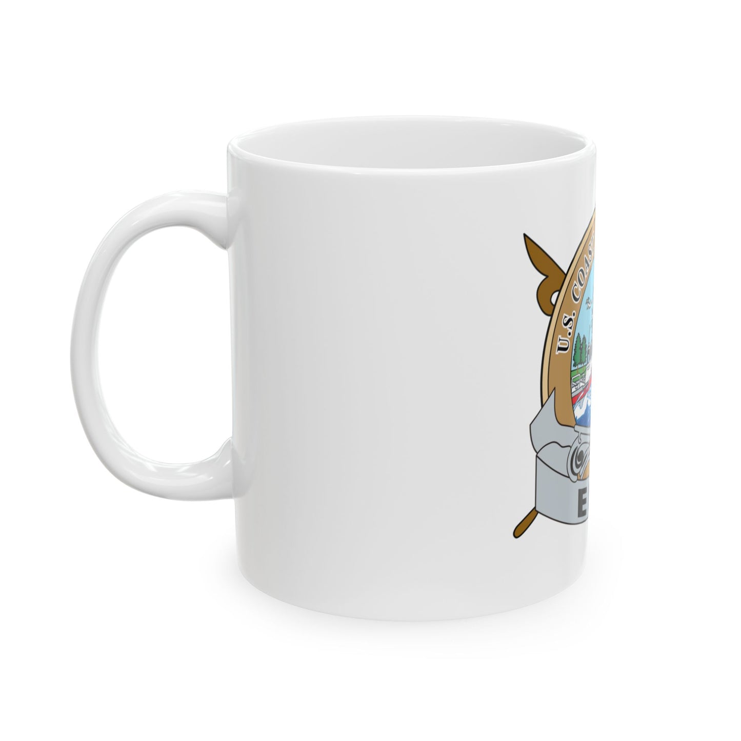 USCG Station Erie (U.S. Coast Guard) White Coffee Mug