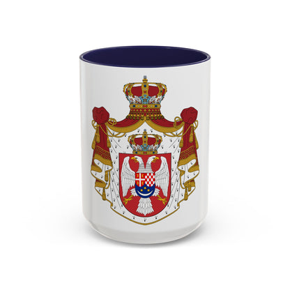 Coat of arms of the Kingdom of Yugoslavia - Accent Coffee Mug