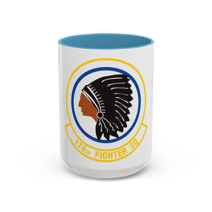 174 Fighter Squadron (U.S. Air Force) Accent Coffee Mug