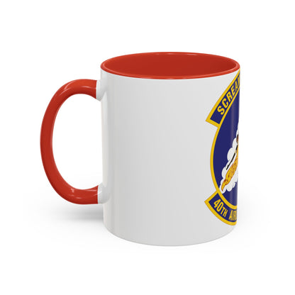 40th Airlift Squadron (U.S. Air Force) Accent Coffee Mug