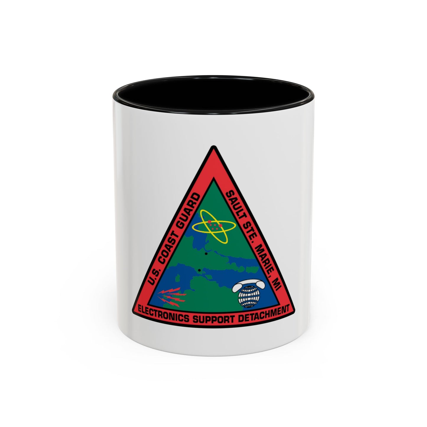 USCG ESD Sault SteMarie MI (U.S. Coast Guard) Accent Coffee Mug