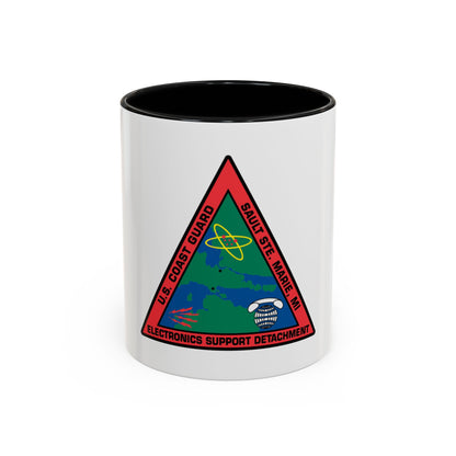 USCG ESD Sault SteMarie MI (U.S. Coast Guard) Accent Coffee Mug