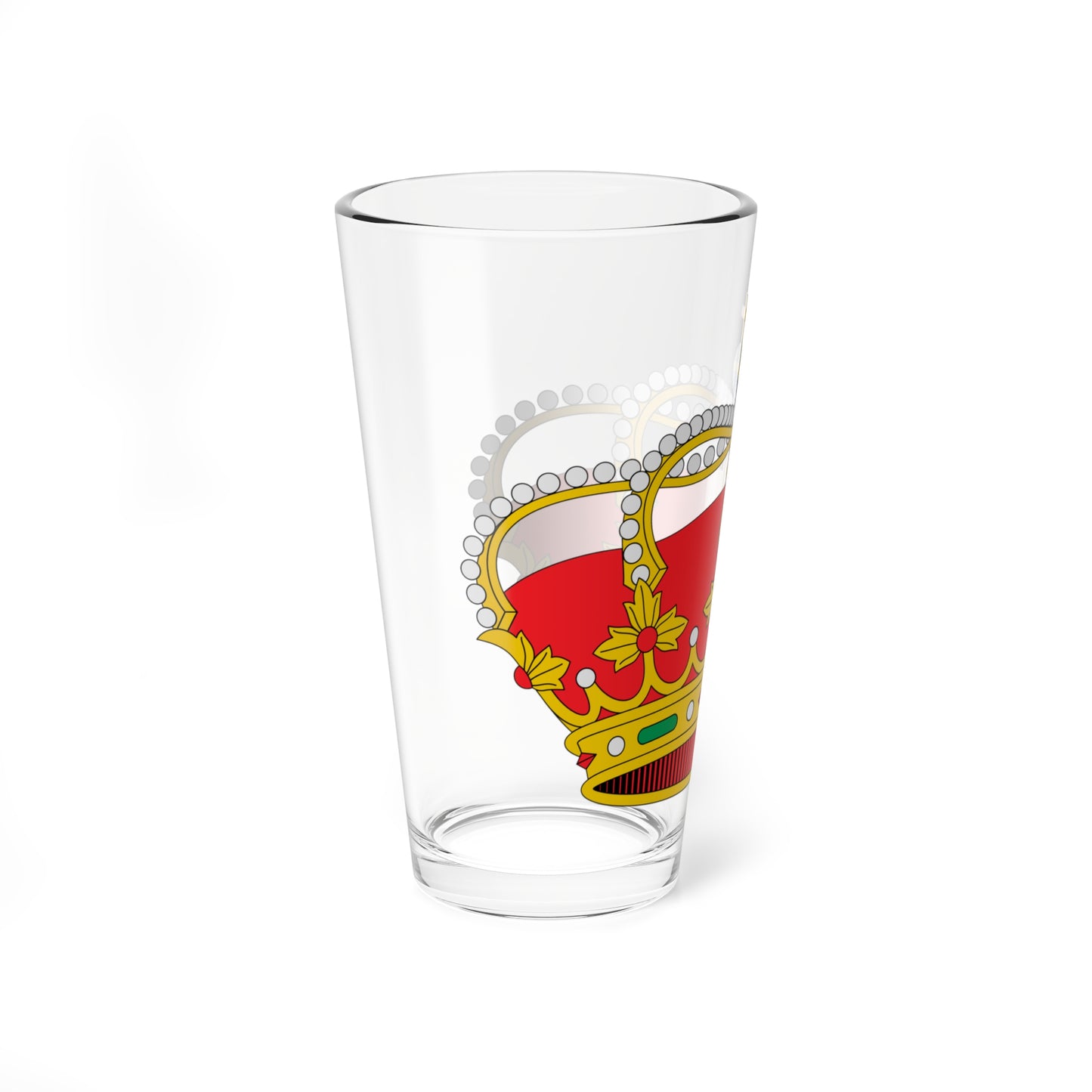 Corona real heráldica de España (Spain) (Coat of Arms) Pint Glass 16oz