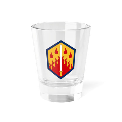 Verre à liqueur de la 48e brigade chimique (armée américaine) 1,5 oz