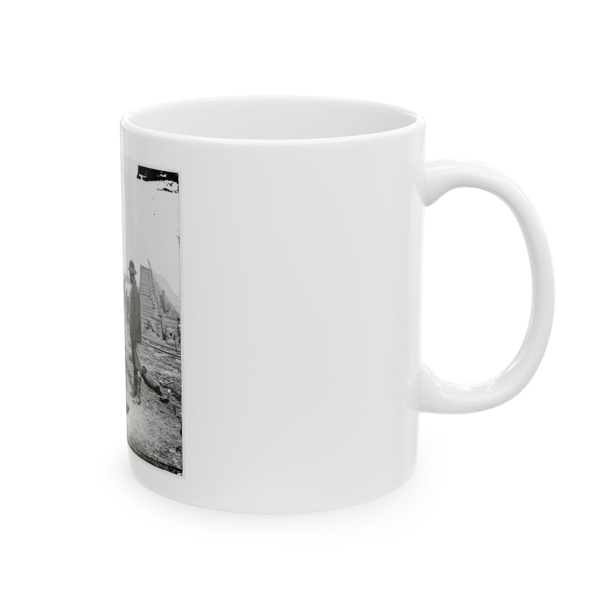 City Point, Va. African American Army Cook At Work (U.S. Civil War) White Coffee Mug