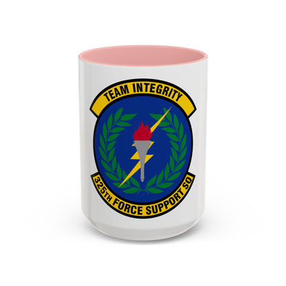 325 Force Support Squadron AETC (U.S. Air Force) Accent Coffee Mug