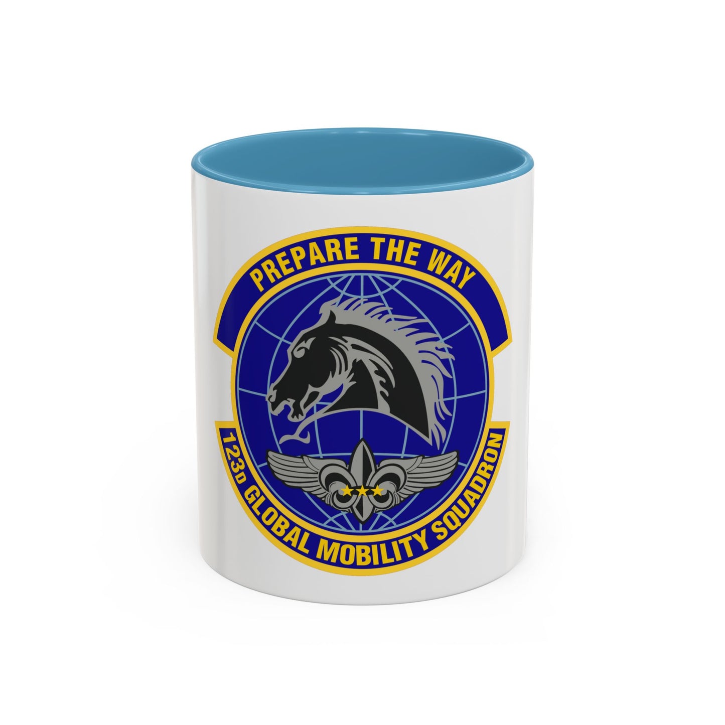 123d Global Mobility Squadron (U.S. Air Force) Accent Coffee Mug