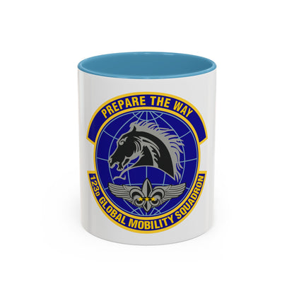 123d Global Mobility Squadron (U.S. Air Force) Accent Coffee Mug